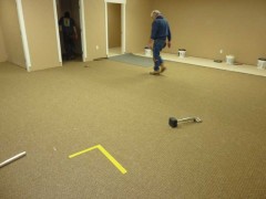 Carpeting youth room